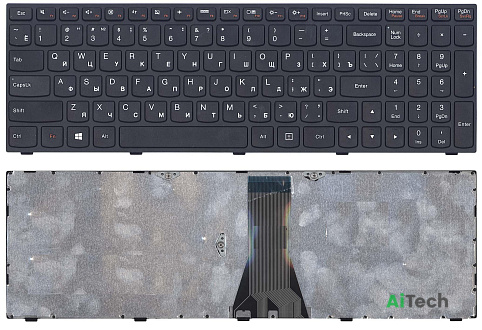 Клавиатура для ноутбука Lenovo G50-30 G50-70 Z50-70 p/n: 25214725, MP-13Q13US-686, MP-13Q1, T6G1-US