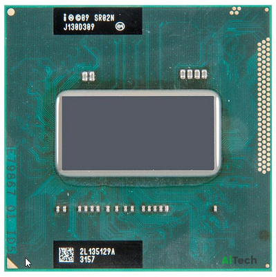 Процессор для ноутбука Intel Core i7-2670QM SR02N с разбора