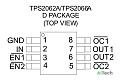 Микросхема TPS2062ADR SOP8 - фото