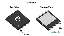 Микросхема AON6380 N-Channel MOSFET 30V 24A DFN5x6 Bulk