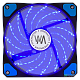 Вентилятор WINDMASTER Led Blue / 120*120*25 / 3pin+Molex [WM-FAN-LED-B] - фото