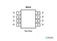 Микросхема SiR466DP N-Channel MOSFET 30V 28A SO-8