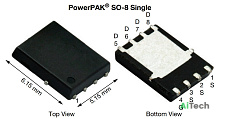Микросхема SiR158DP N-Channel MOSFET 30V 60A SO-8 bulk