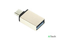 Переходник Type-C — USB золото - фото
