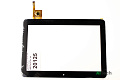 Тачскрин 10.1'' China Tab Черный 12 pin (248*174mm) p/n: Dpt 300-L4380a-a00 AD-C-300-L4380A-FPC - фото
