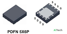 Микросхема PK5E6BA N-Channel MOSFET 30V 52A PDFN5x6P
