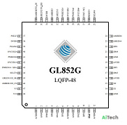 Микросхема GL852G-MNY50 QFP-48 