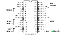 Микросхема TDA7313 DIP28