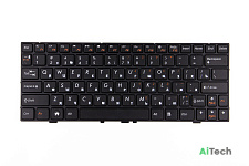 Клавиатура для ноутбука DNS Clevo M1100 M1110 Черная в рамке p/n: MP-08J66SU-430, MP-08J66SU-43013