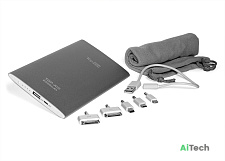 Внешний аккумулятор TopON TOP-AIR 6500mAh (24Wh), Lightning, micro-USB, mini-USB, Apple 30pin