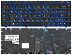 Клавиатура для ноутбука Lenovo IdeaPad G470 Z470 Z370 синяя рамка p/n: 25-012136 - фото