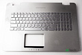 Клавиатура для Asus N751JK TopCase Серебро p/n: 90NB06K1-R31RU0 - фото